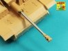 Aber 35l-336 Muzzle brake base barrel for German / lufa bez hamulca do StuG.III, Ausf.G & SyuG.IV tank guns 1/35